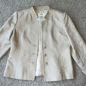 Talbots Petites brocade pattern jacket/blazer- size 10p